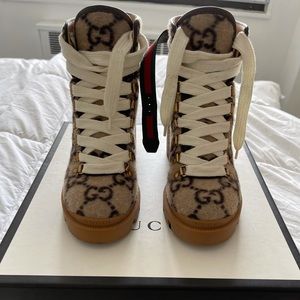 Gucci GG Wool Boots
